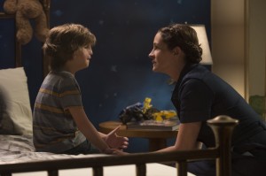  Download Jacob Tremblay as "Auggie" and Julia Roberts as "Isabel" in WONDER. Photo by Dale Robinette.
