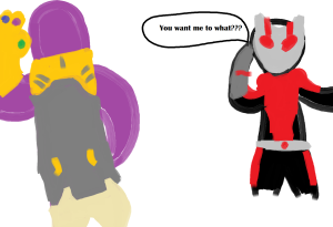 ant man and thanos