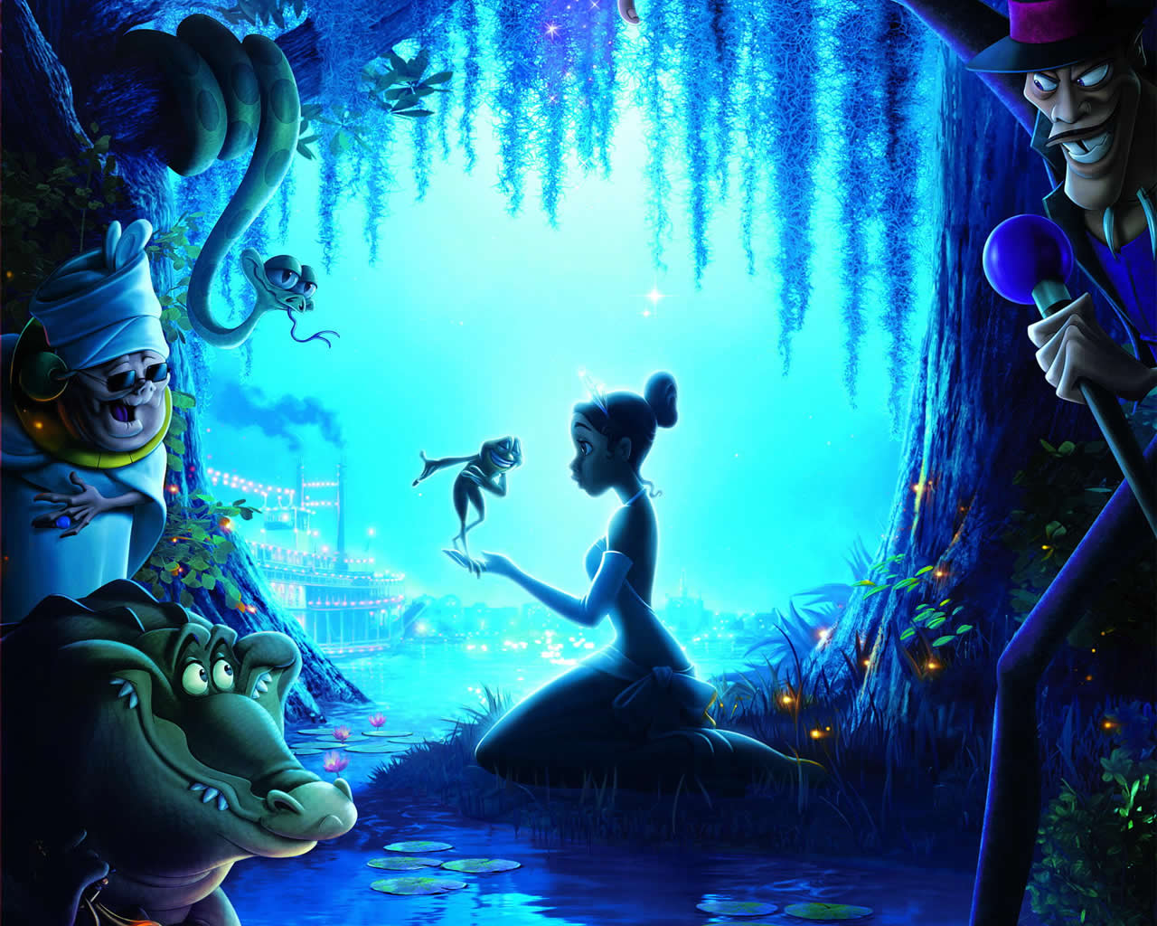 Tiana Princess And Frog Funny Cute Disney Graphic Cartoon Water